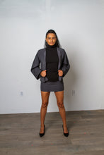 Load image into Gallery viewer, Grey 13 inch slim skirt