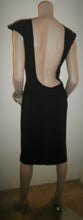 Carica l&#39;immagine nel visualizzatore di Gallery, Black Low U- Back Slim Dress